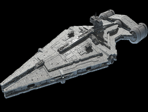 arquitens command light cruiser vehicles empire galactic starwars star wars rebels 3d print model - Mito3D