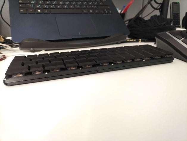 cacao 52 tastiera piastra caso computer handwired meccanica 3D print model - Mito3D