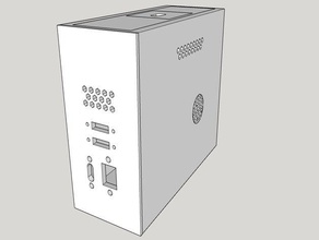 pi cuadro de la versión 42 electrónica raspberry 4 caso 3d print model - Mito3D