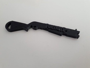 fortnite pump shotgun keychain keychains battle royal 3d print model - Mito3D