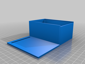 box sliding lid containers customized 3d print model - Mito3D