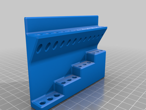 clé hexagonale de rack stockage Imprimante 3d accessoires porte-outil 3d print model - Mito3D