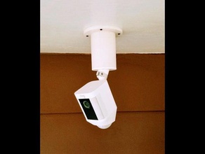 ring spot kamera mount uzantısı ev monte edin yüzük 3d print model - Mito3D
