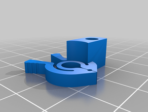 gabinete de filamentos clip Impresora 3d accesorios la abrazadera el alojamiento filamento 3d print model - Mito3D