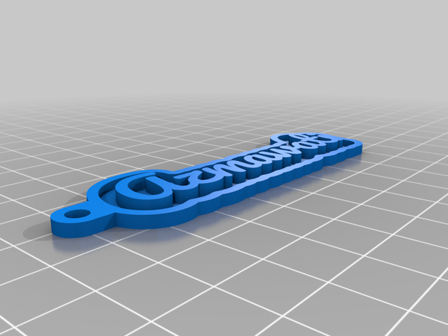 azmawati keychains customized 3D print model - Mito3D