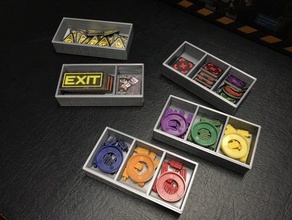 zombicide invader organizzatore cassetti gioco di base giochi cmon vassoi 3d print model - Mito3D