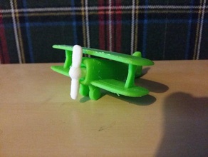 plane toy mechanical toys air airplane flugzeug fly sky spielzeug 3d print model - Mito3D