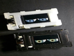 ttgo t-display chunk case dual uncanny eyes models googly 3d print model - Mito3D