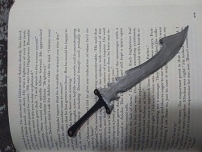 oathbringer bookmark brandon sanderson shardblade stormlight archive 3d print model - Mito3D