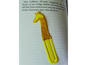 giraffe bookmark gadgets a10m animal animals art bookmarker bookmarks geeetech multicolor multicolors 3d print 3d print model - Mito3D