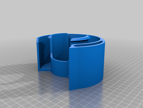 60mm packing tape dispenser remix hand tools 3d print model - Mito3D