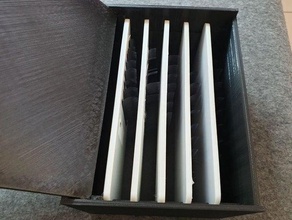 kirpik kutusu depolama 5 tabak aksesuarlar 3d print model - Mito3D
