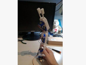 robotic arm - 4 dof 3d printing diy manipulator robot servo 3d print model - Mito3D