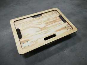 ikea-samla-Rad-dolly boards Container board box dolly ikea samla Rad 3d print model - Mito3D