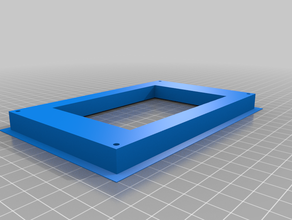 my customized control4 t3 backbox bracket customizeable 3d print model - Mito3D