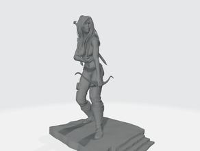 o arqueiro pessoas 3d print model - Mito3D