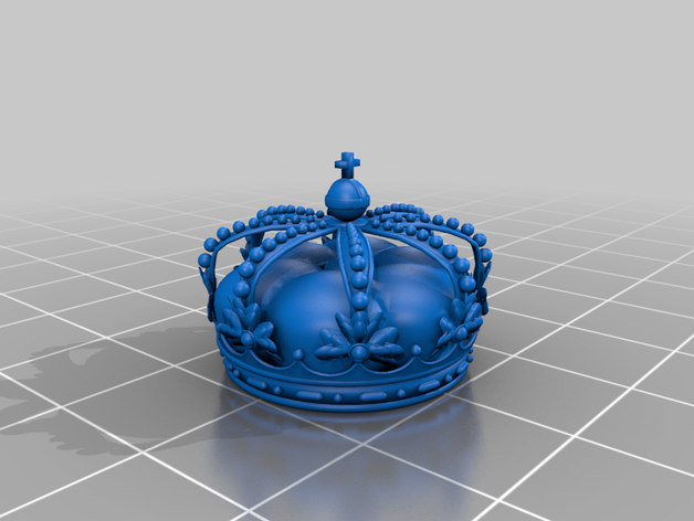 couronne espagnole L'impression 3d corona de la espa ol ola l'espagne espagnol 3D print model - Mito3D