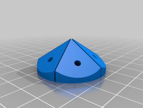 klappbar icosohedron Eckpunkte Modelle 3d print model - Mito3D