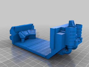 proteus proxy detallada juegos y juguetes 40k space marine de pie tanque vehículo warhammer wh40k 3d print model - Mito3D