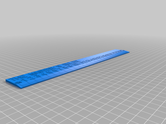 my customized ruler office 3D print model - Mito3D