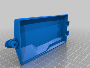 nerf regulator battery tray door toy & game accessories nerfgun blaster gun mod 3d print model - Mito3D