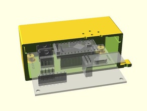 caixa criador v2 eletrônica arduino de openscad framboesa 3d print model - Mito3D
