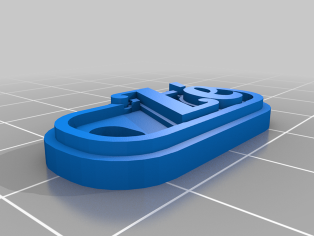 ze i portachiavi su misura 3D print model - Mito3D