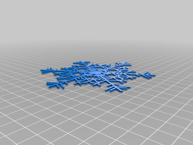 fiocco di neve 15 l'arte interattiva su misura 3D print model - Mito3D