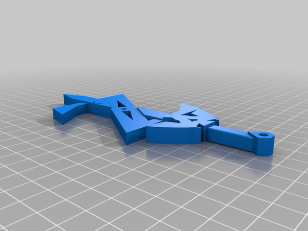 zelda keychain video games game 3D print model - Mito3D