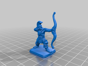 battle masters - chaos archer chaos-Armee Spielzeug & game Zubehör Kampfmeister 3d print model - Mito3D