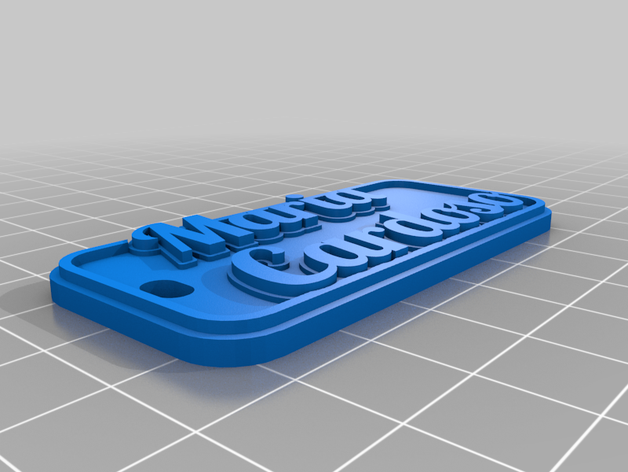 mariacardoso keychains customized 3D print model - Mito3D