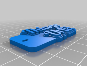 Schlüsselanhänger thiago uriel kundengebundene 3d print model - Mito3D