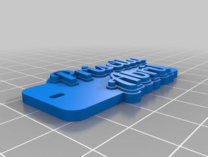 Anahtarlık priscila abril özelleştirilmiş 3d print model - Mito3D