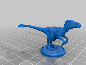 zeki raptor kız oyuncak & oyun aksesuarları 28 mm deinonychus dino dinozor dnd dungeons dragons jurassic park canavar pathfinder imha mezar velociraptor 3d print model - Mito3D
