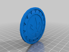 coronado trident kraken de la moneda La impresión en 3d 3d print model - Mito3D