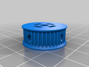 my customized gt2 gear pulley idler 3d printer parts 3d print model - Mito3D