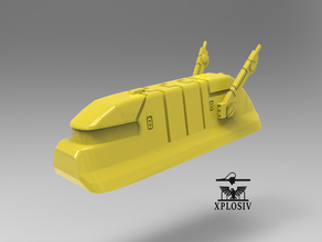 space communist pur'on'yah enclosed cockpit cover toys & games 40k tabletop tau 3d print model - Mito3D