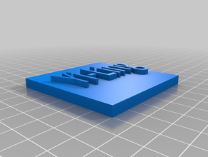name plate 3d print model - Mito3D