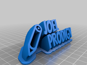 joel prodigy office customized 3d print model - Mito3D