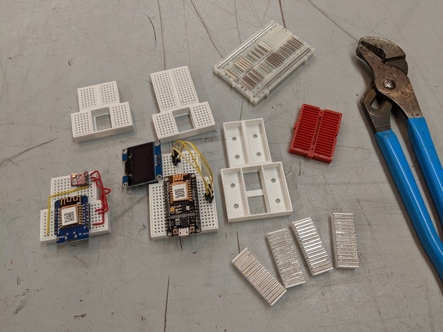 esp8266 nodemcu wemos dev planche à pain de l'électronique d1 mini 3D print model - Mito3D