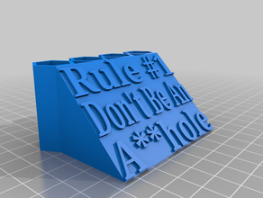 rule 1 office 3d print model - Mito3D