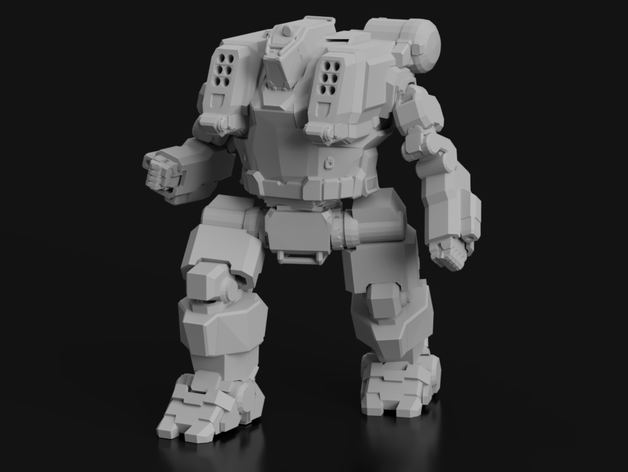 hbk-4sp hunchback battletech toys & games 28mm 3dd slash 3d printing boardgame boardgames fun game mech mechwarrior miniature miniatures model mwo robot tabletop gaming terrain toy wargame wargames wargaming 3D print model - Mito3D