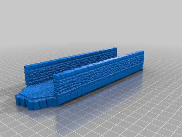 hex tile bridge heroscape compatible buildings & structures 3D print model - Mito3D