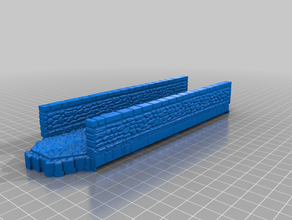 hex tile bridge heroscape kompatibel Gebäude & Strukturen Brücke 3d print model - Mito3D
