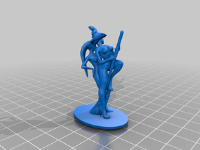 witches going party - softer version requested people naked nsfw nude art female girl sculpture 3d print model - Mito3D
