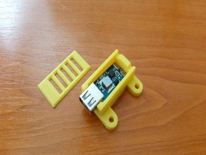 usb step-down-Wandler-box - Elektronik usb-box usb-Konverter 3d print model - Mito3D