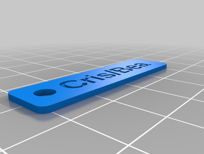 cris bea keychains customized 3d print model - Mito3D