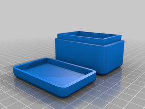 caixa amb tapa aksesuarlar 3d print model - Mito3D