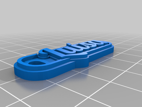 lu-sa Schlüsselanhänger kundengebundene 3d print model - Mito3D