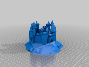 castelo hotbox fez grande gerador edifícios e estruturas personalizado 3d print model - Mito3D
